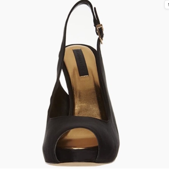 Bcbgmaxazria MA Peyton Peep Toe Platform Sandal Black - Picture 3 of 16